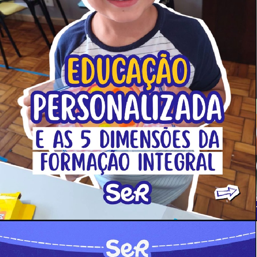 Aluno da Escola SER em momento de aprendizagem